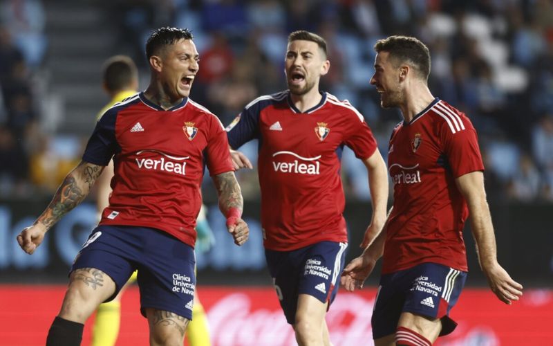 Osasuna tiến gần hơn tới cột mốc lịch sử đáng nhớ