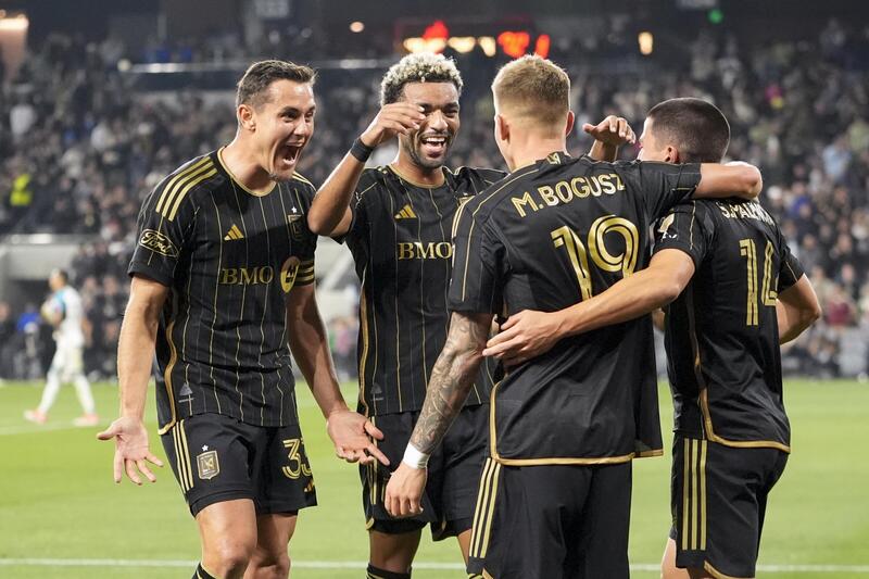 Cầu thủ LAFC ăn mừng bàn thắng tại MLS Cup