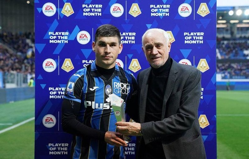 Malinovskyi và giải thưởng cầu thủ xuất sắc nhất tháng của Serie A