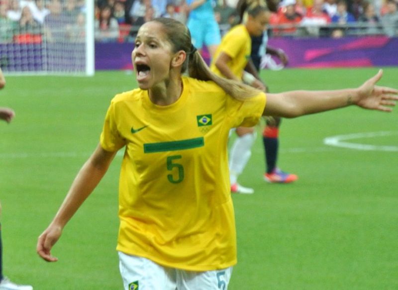 Erika Dos Santos là chân sút đa năng, có thể thi đấu ở nhiều vị trí